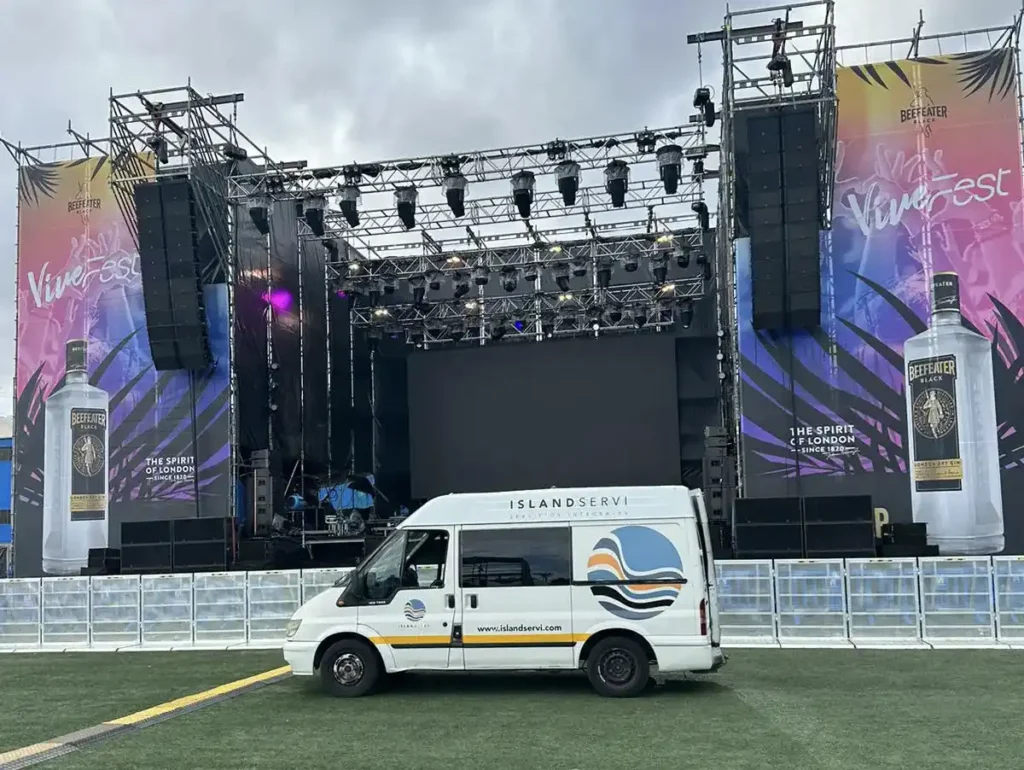 Montaje espectáculos Canarias